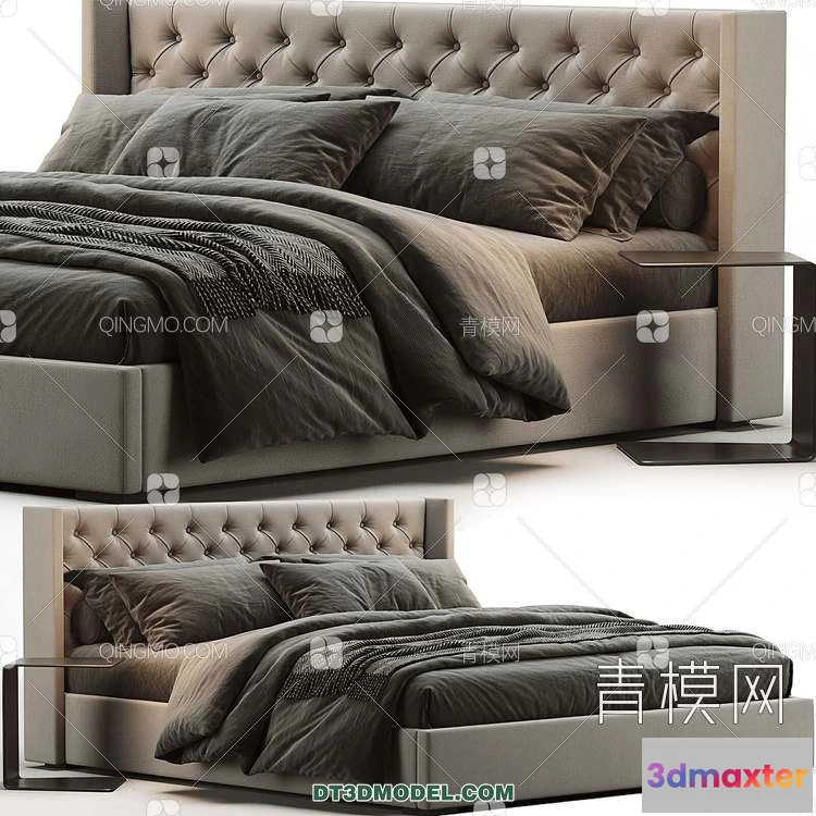 1107278 - Double Bed 3D Models - 0104