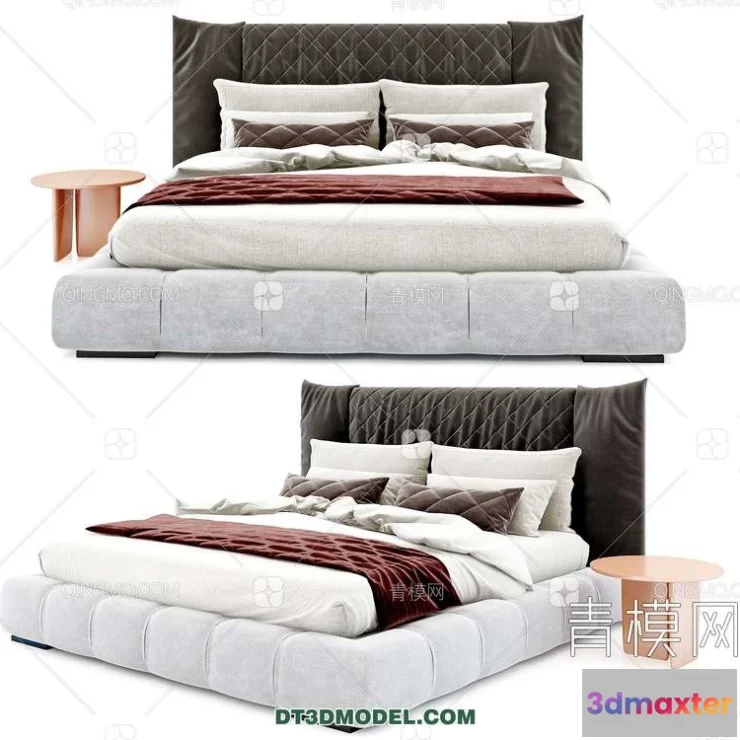 1107288 - Double Bed 3D Models - 0109