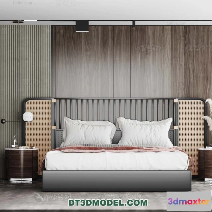 1107296 - Double Bed 3D Models - 0113