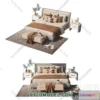 1107302 - Double Bed 3D Models - 0116