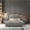 1107304 - Double Bed 3D Models - 0117