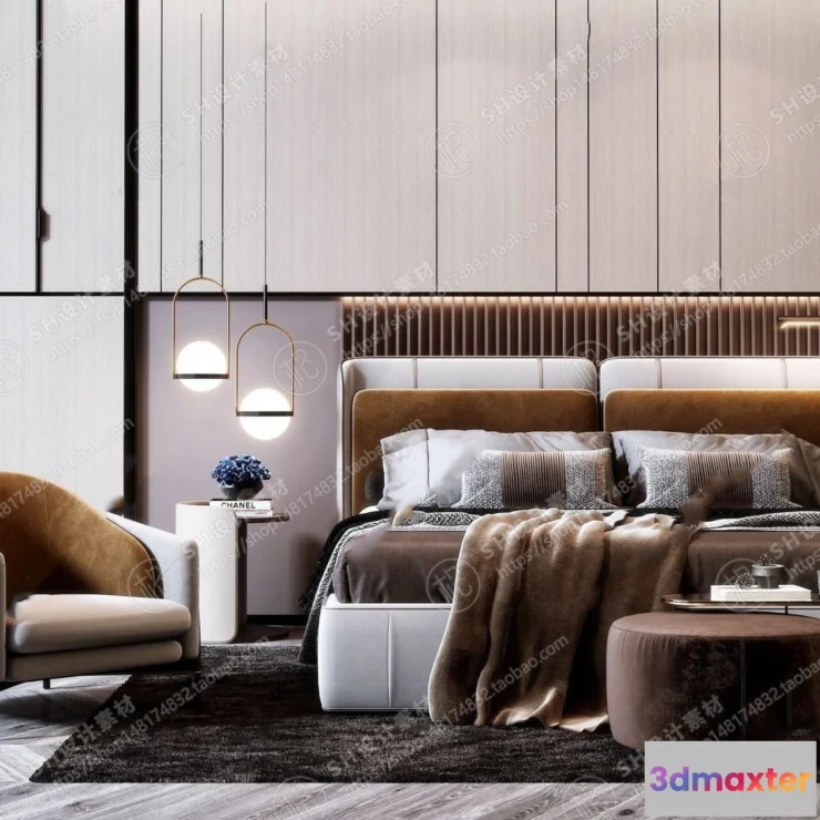 1128736 - Bed - 3D Models - 1503