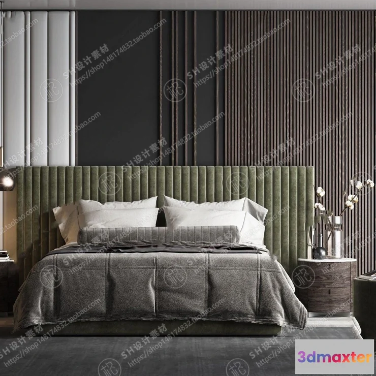 1128740 - Bed - 3D Models - 1505