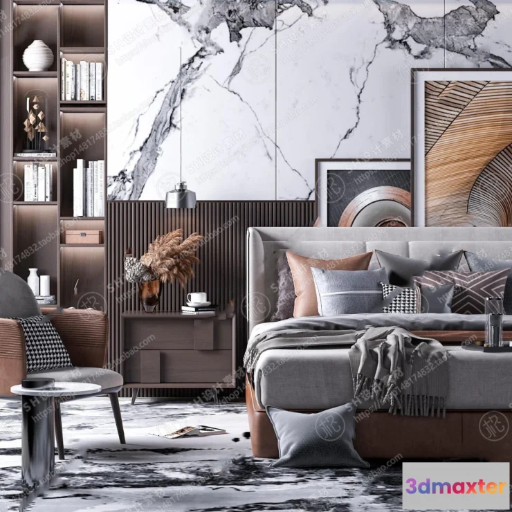 1128756 - Bed - 3D Models - 1513