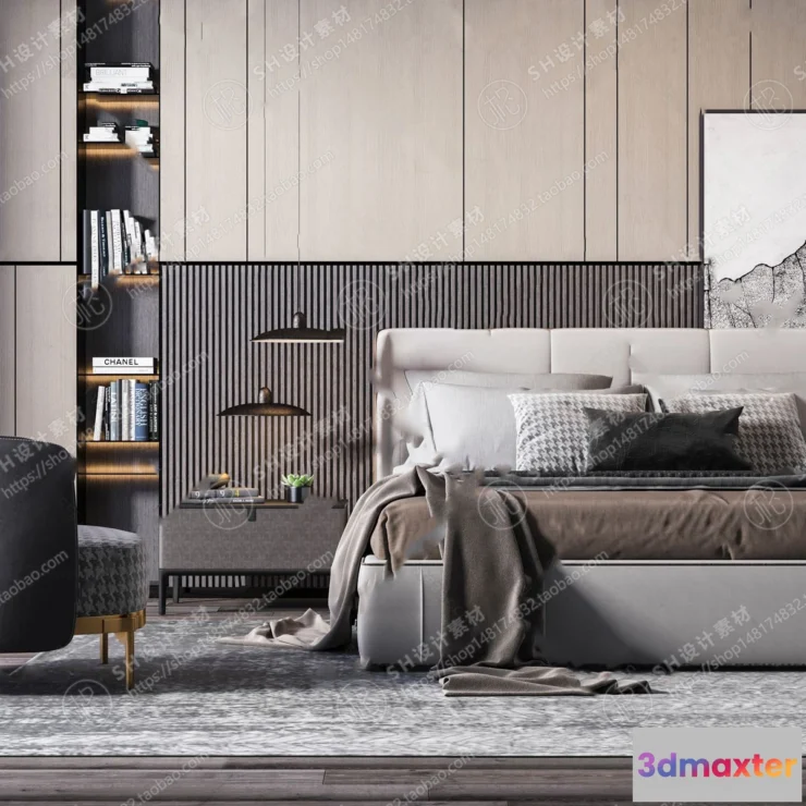 1128760 - Bed - 3D Models - 1515