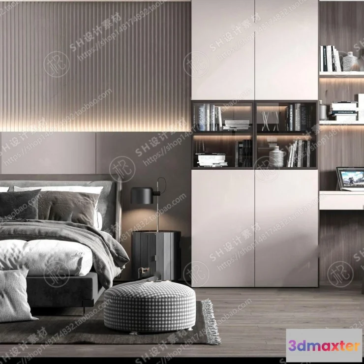 1128768 - Bed - 3D Models - 1519