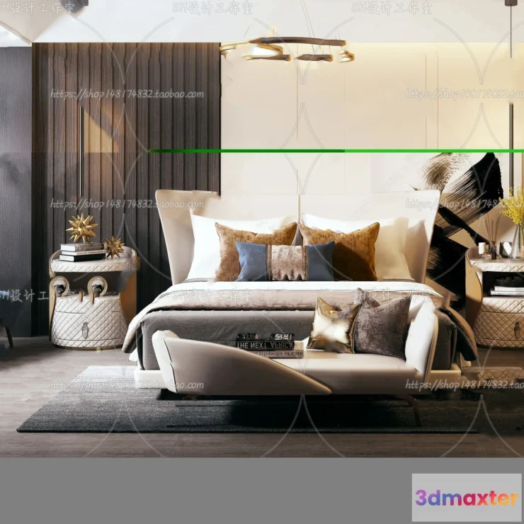 1128804 - Bed - 3D Models - 1537