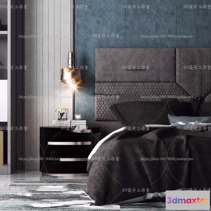 1128820 - Bed - 3D Models - 1545