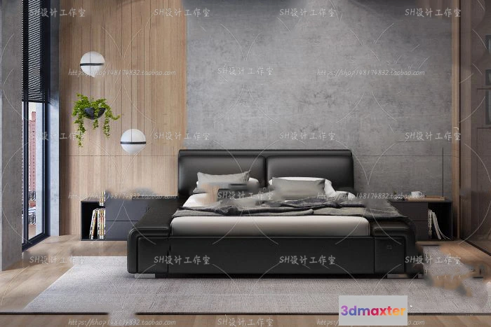 1128856 - Bed - 3D Models - 1563