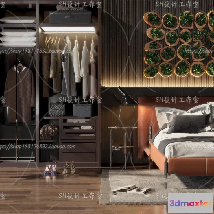 1128866 - Bed - 3D Models - 1568