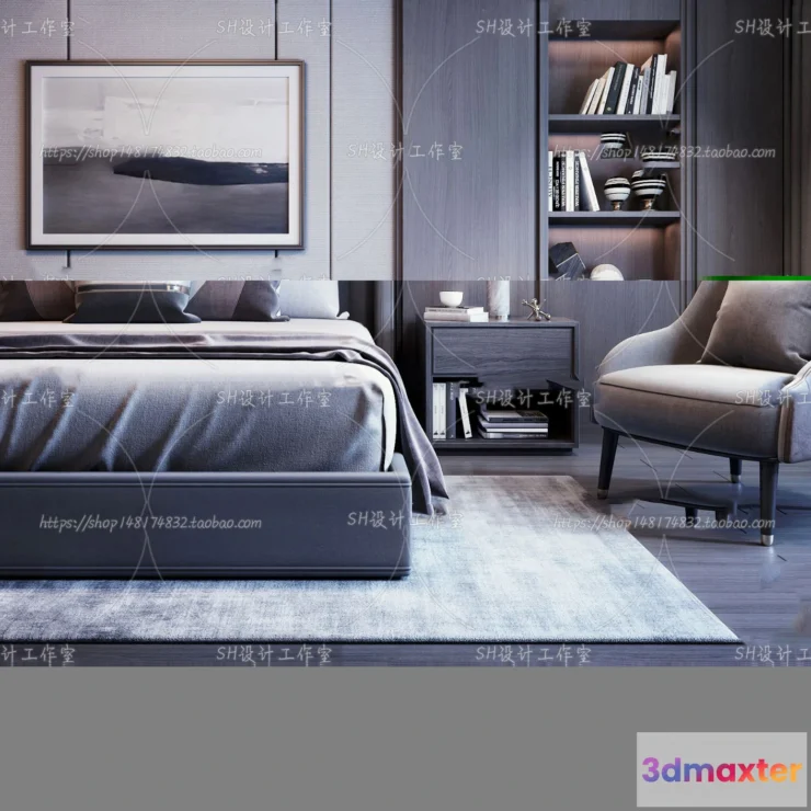 1128868 - Bed - 3D Models - 1569