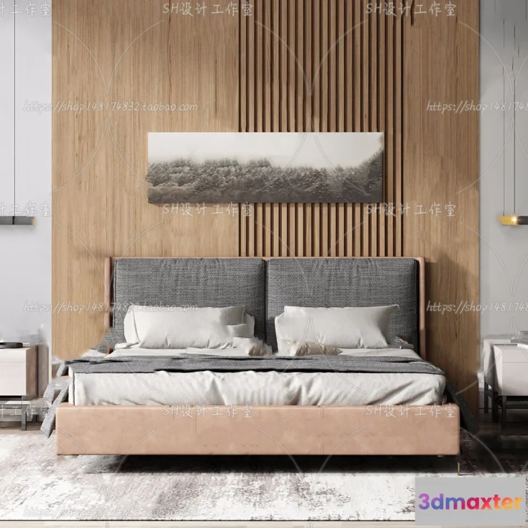 1128870 - Bed - 3D Models - 1570