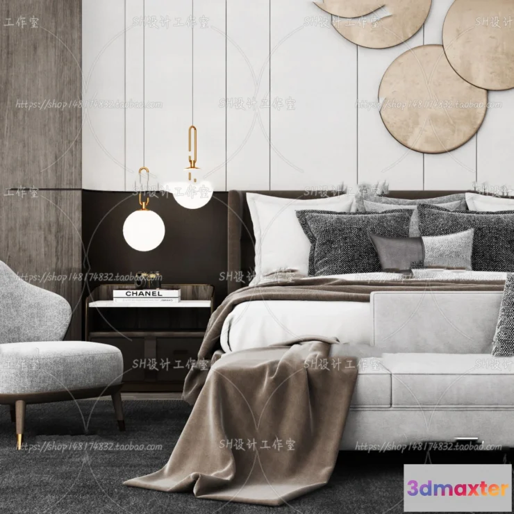 1128878 - Bed - 3D Models - 1574