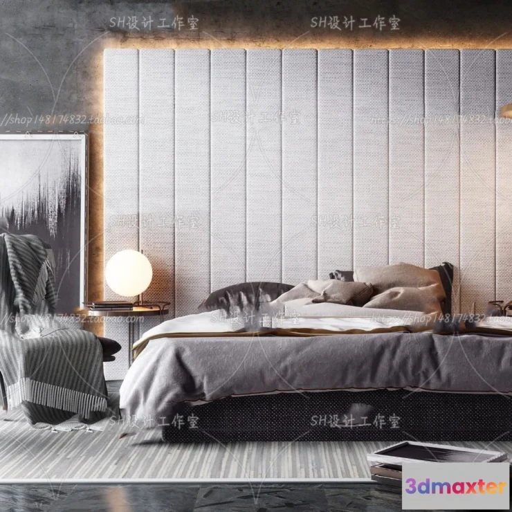 1128882 - Bed - 3D Models - 1576