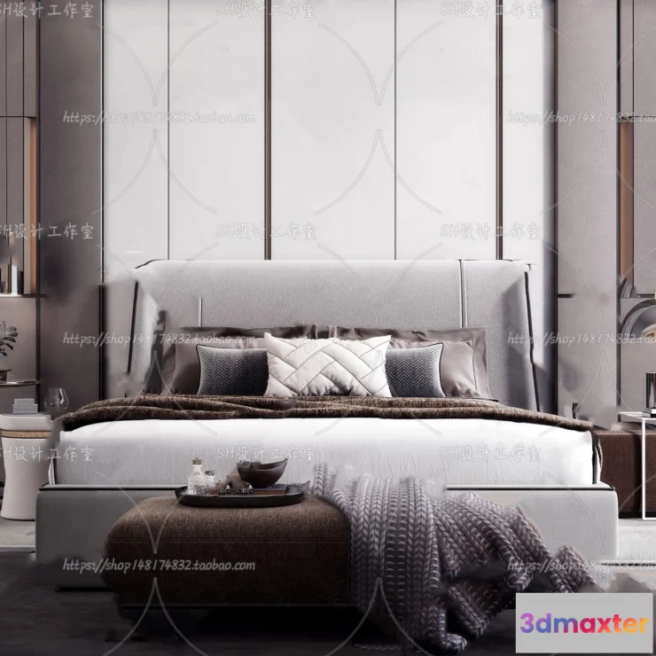 1128892 - Bed - 3D Models - 1581