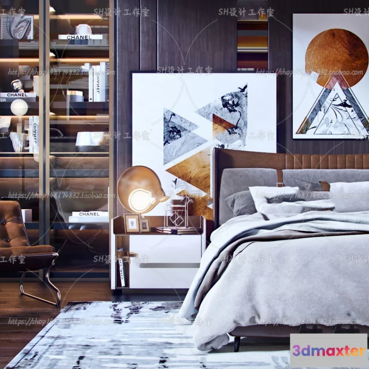 1128894 - Bed - 3D Models - 1582