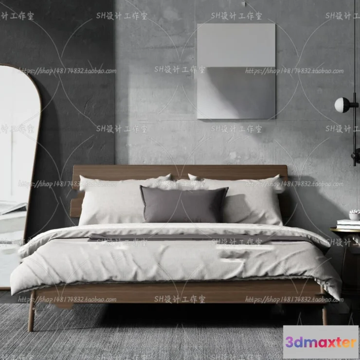 1128904 - Bed - 3D Models - 1587