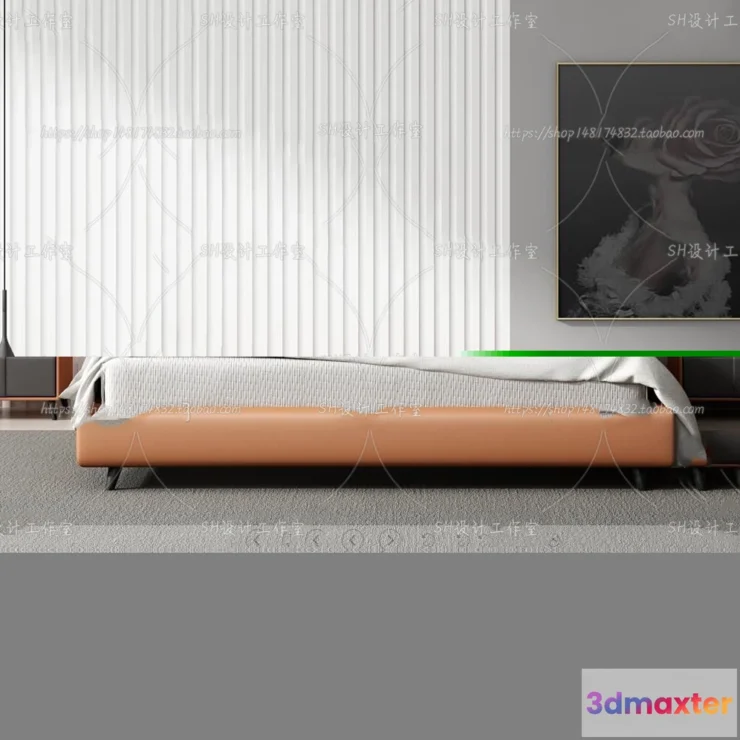 1128912 - Bed - 3D Models - 1591