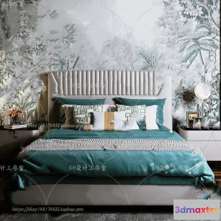 1128934 - Bed - 3D Models - 1602