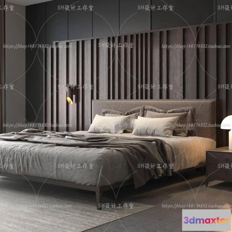 1128950 - Bed - 3D Models - 1610