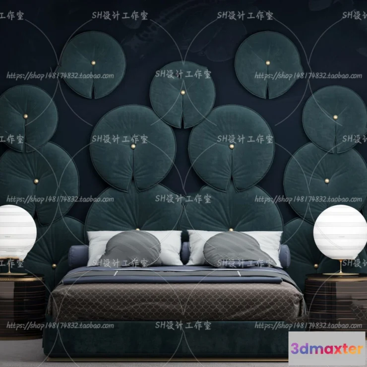 1128954 - Bed - 3D Models - 1612