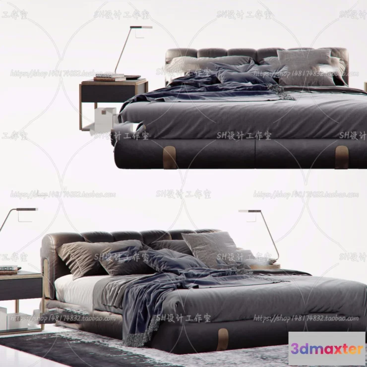1128972 - Bed - 3D Models - 1621