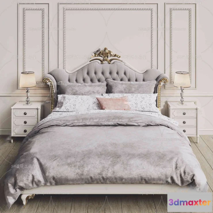 1128986 - Bed - 3D Models - 1628