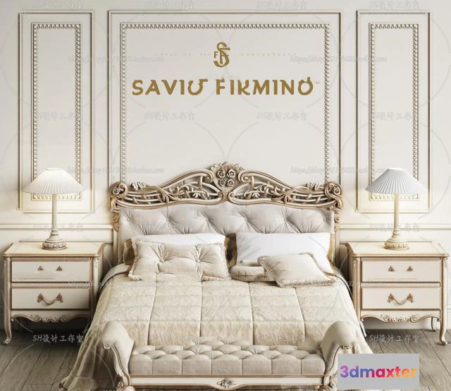 1129006 - Bed - 3D Models - 1638