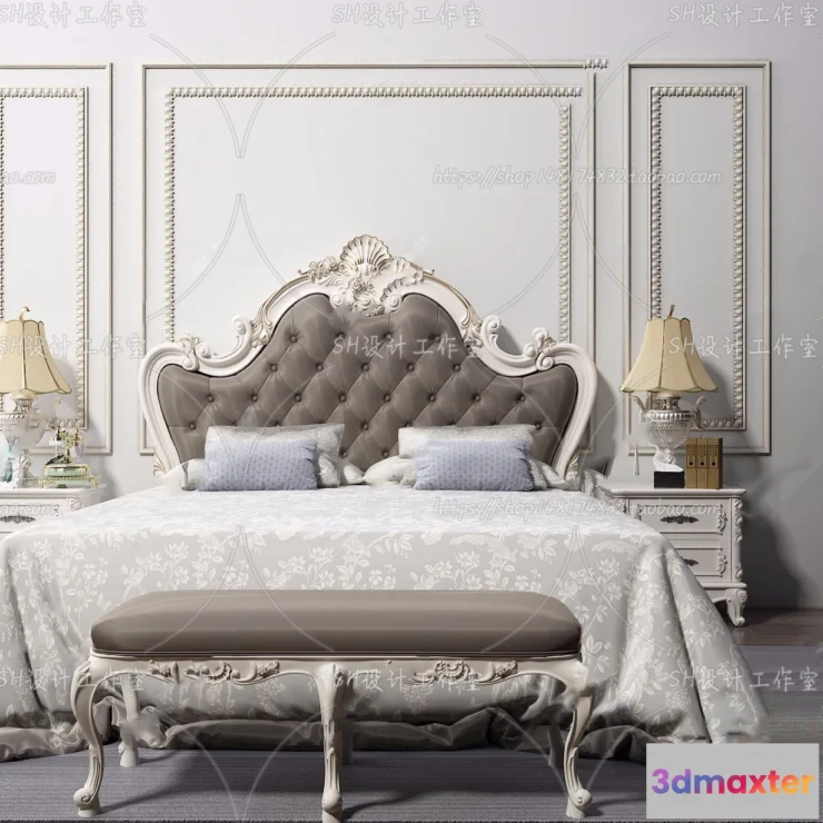 1129008 - Bed - 3D Models - 1639