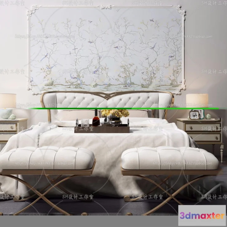 1129012 - Bed - 3D Models - 1641