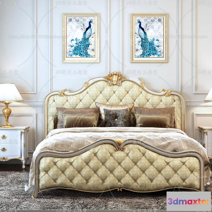 1129014 - Bed - 3D Models - 1642