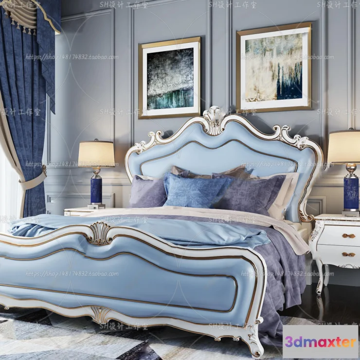 1129020 - Bed - 3D Models - 1645