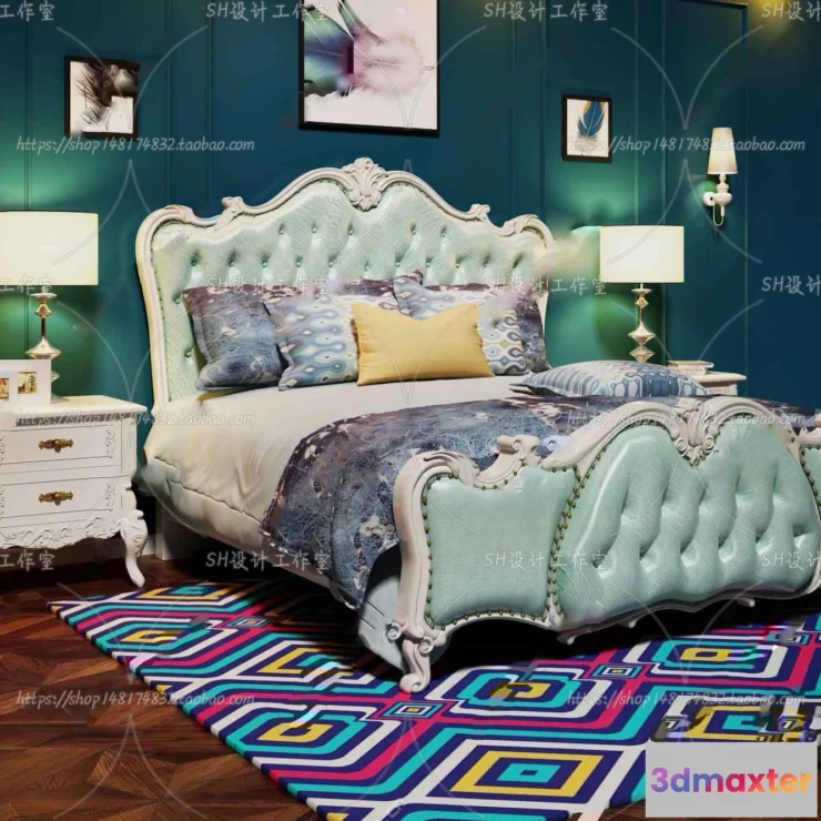 1129024 - Bed - 3D Models - 1647