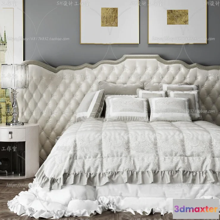 1129038 - Bed - 3D Models - 1654