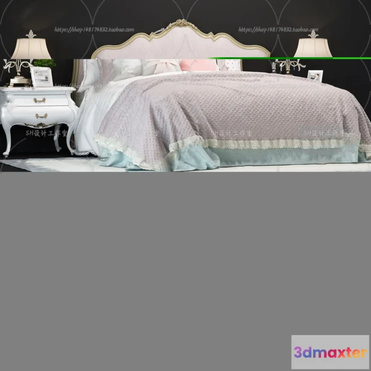 1129044 - Bed - 3D Models - 1657