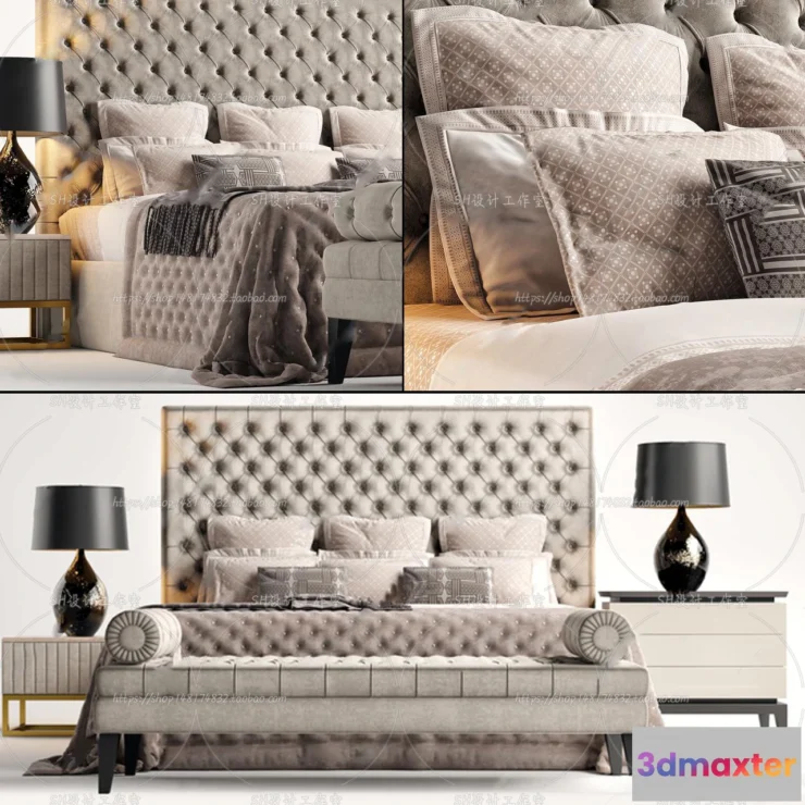 1129048 - Bed - 3D Models - 1659