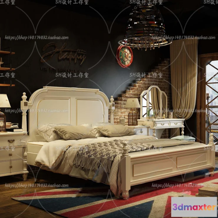 1129050 - Bed - 3D Models - 1660