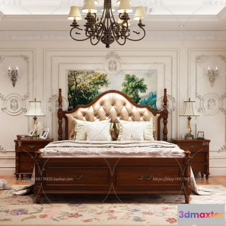 1129054 - Bed - 3D Models - 1662