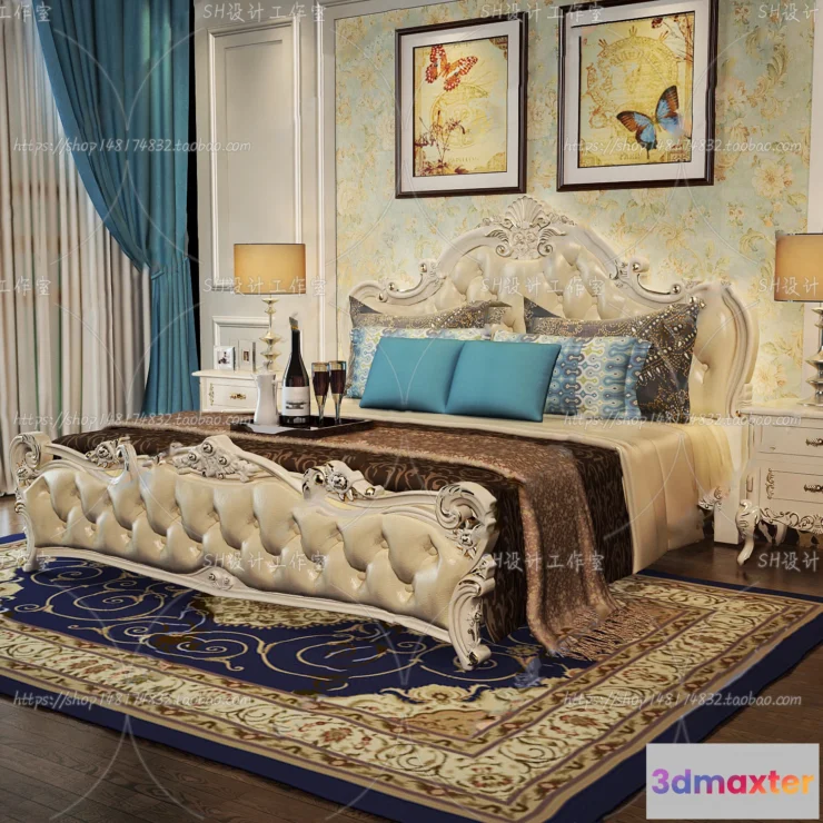 1129056 - Bed - 3D Models - 1663