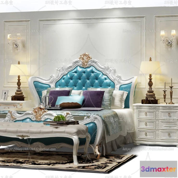 1129078 - Bed - 3D Models - 1674