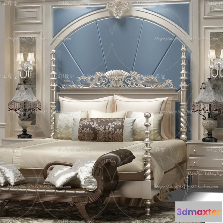 1129084 - Bed - 3D Models - 1677