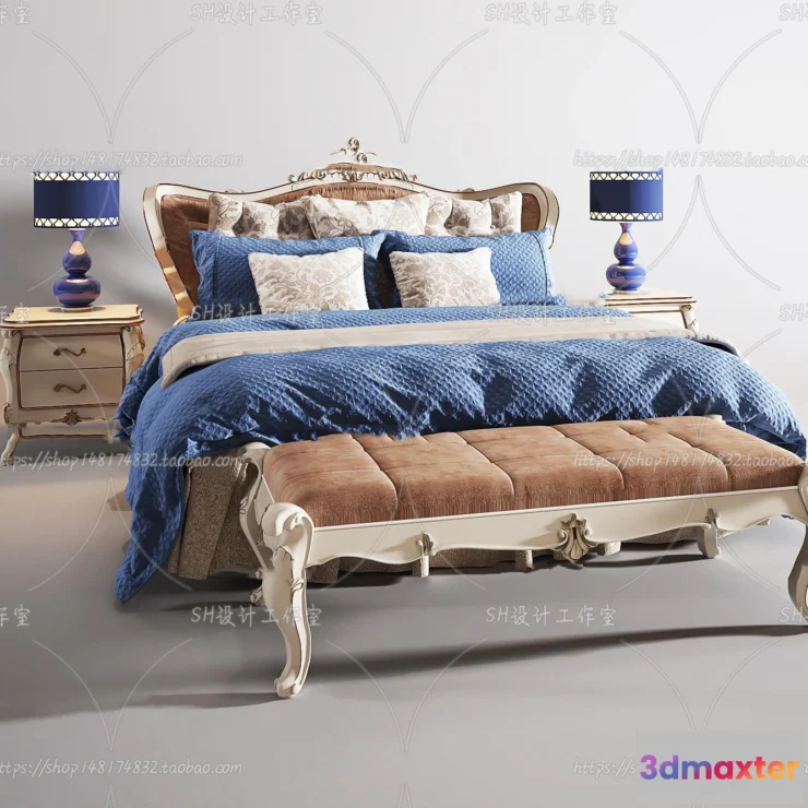 1129102 - Bed - 3D Models - 1686