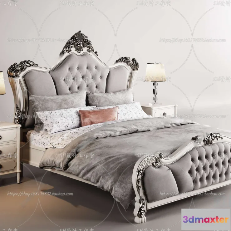 1129104 - Bed - 3D Models - 1687