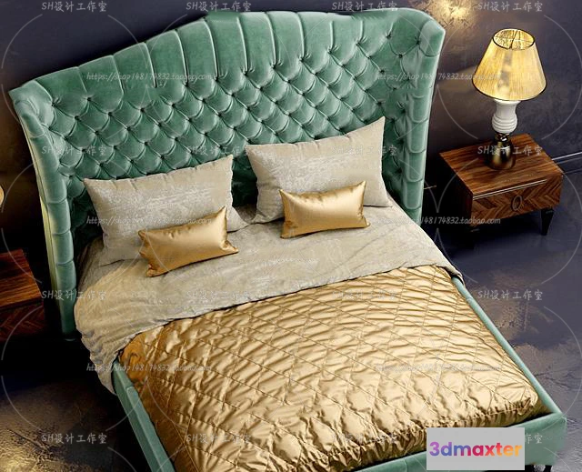 1129122 - Bed - 3D Models - 1696