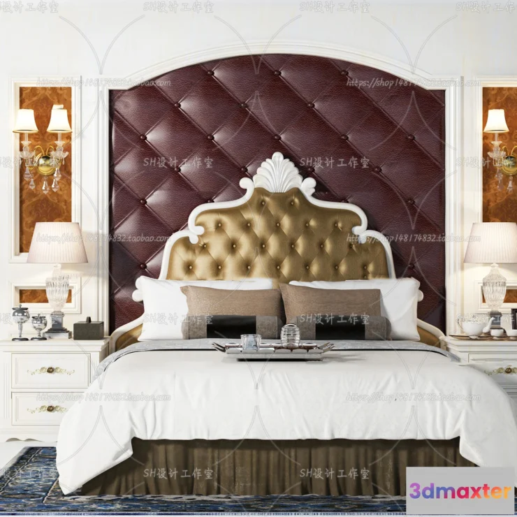 1129126 - Bed - 3D Models - 1698