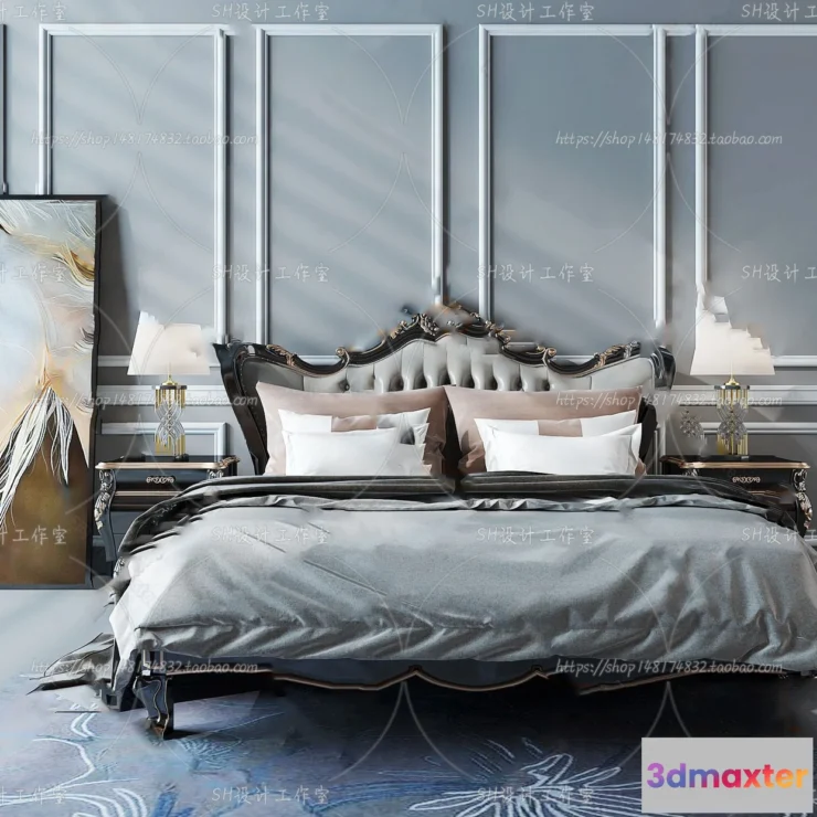 1129132 - Bed - 3D Models - 1701