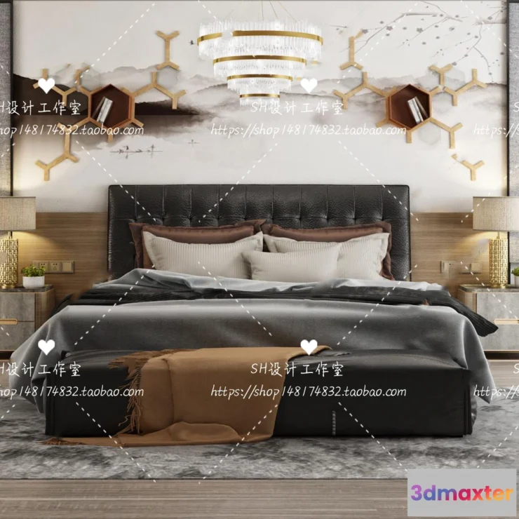 1129148 - Bed - 3D Models - 1709
