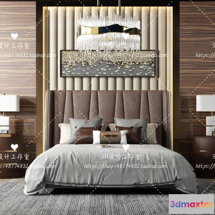 1129150 - Bed - 3D Models - 1710