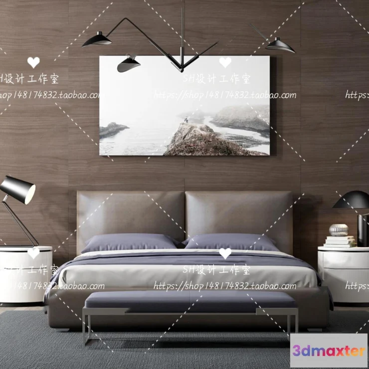 1129184 - Bed - 3D Models - 1727