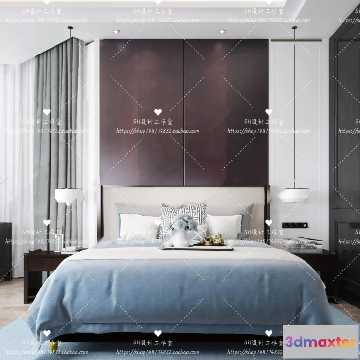 1129186 - Bed - 3D Models - 1728